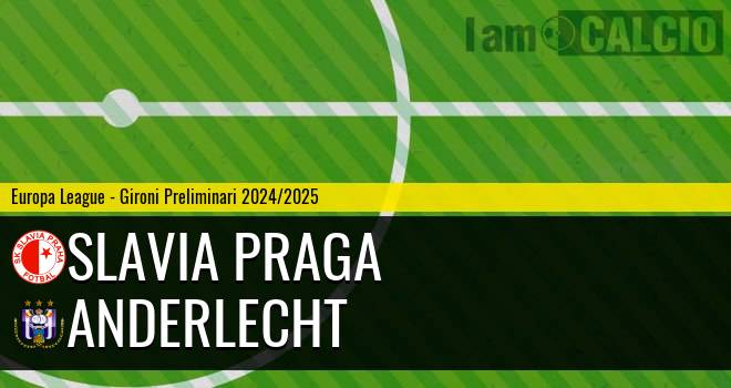 Slavia Praga - Anderlecht