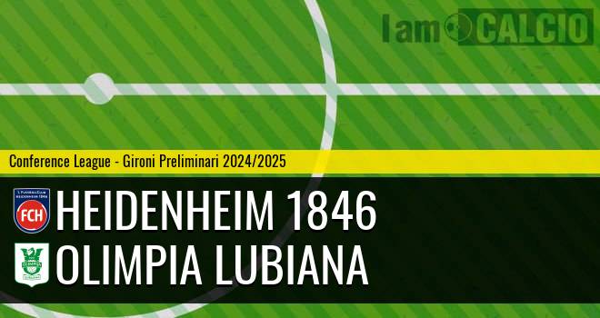 Heidenheim 1846 - Olimpia Lubiana