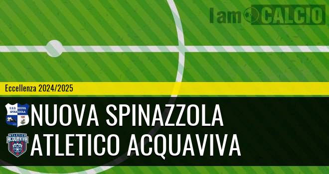 Nuova Spinazzola - Atletico Acquaviva