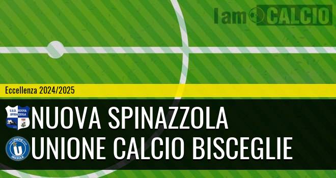 Nuova Spinazzola - Unione Calcio Bisceglie