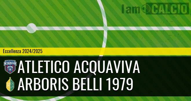 Atletico Acquaviva - Arboris Belli 1979