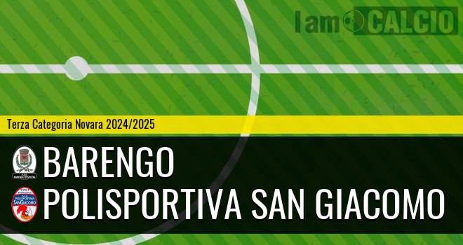 Barengo - Polisportiva San Giacomo