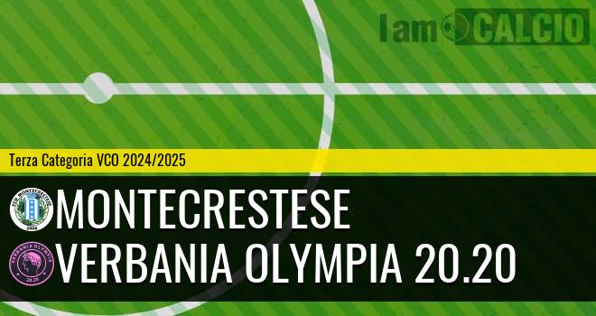 Montecrestese - Verbania Olympia 20.20