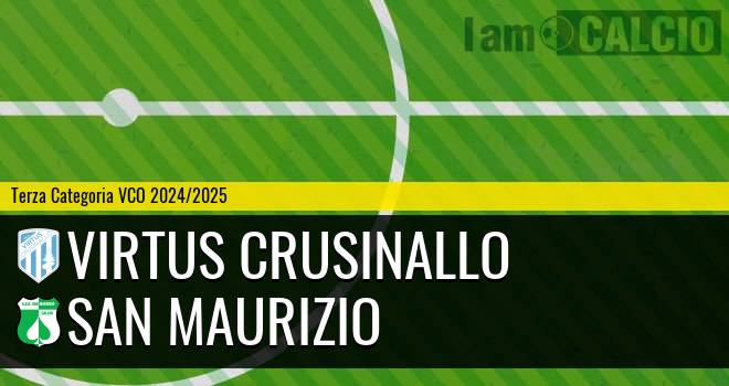 Virtus Crusinallo - San Maurizio