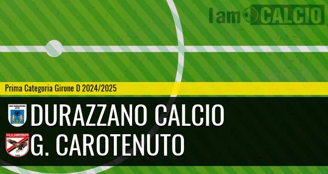 Durazzano Calcio - G. Carotenuto