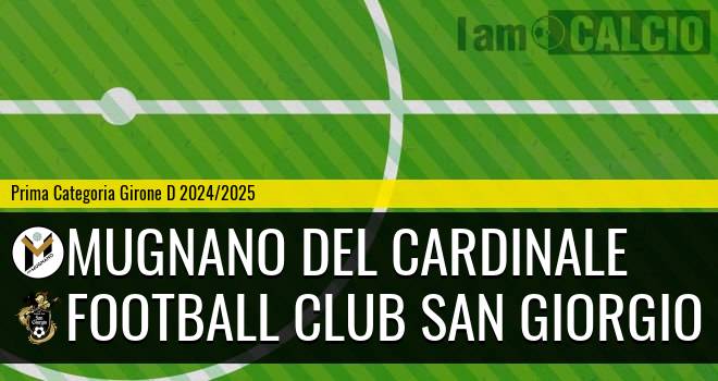 Mugnano del Cardinale - Football Club San Giorgio