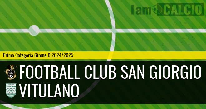 Football Club San Giorgio - Vitulano