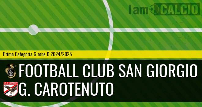 Football Club San Giorgio - G. Carotenuto