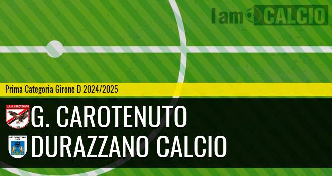 G. Carotenuto - Durazzano Calcio