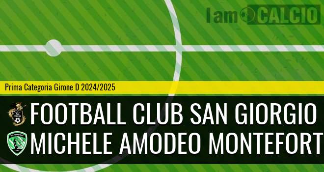 Football Club San Giorgio - Michele Amodeo Monteforte