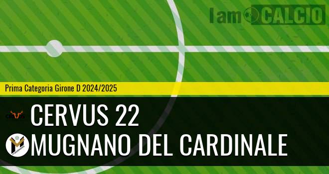 Cervus 22 - Mugnano del Cardinale