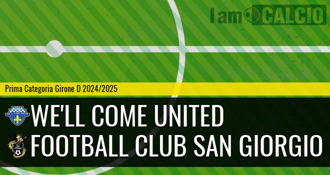 We'll Come United - Football Club San Giorgio