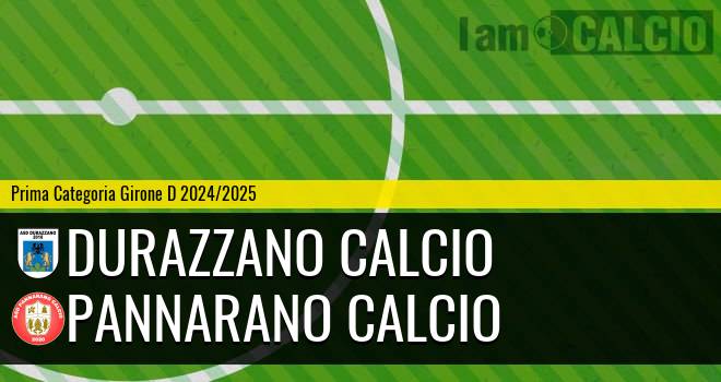 Durazzano Calcio - Pannarano Calcio