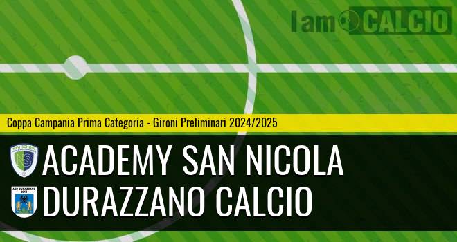 Academy San Nicola - Durazzano Calcio