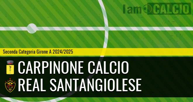 Carpinone Calcio - Real Santangiolese