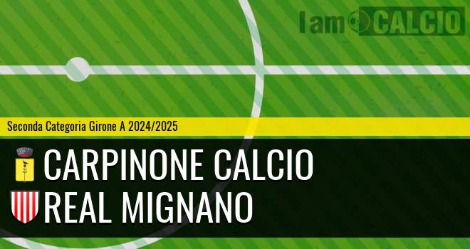 Carpinone Calcio - Real Mignano