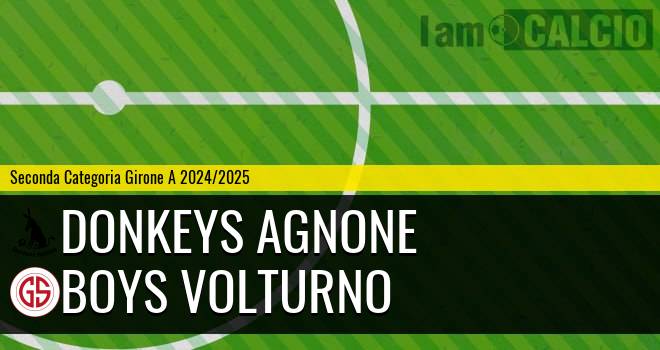 Donkeys Agnone - Boys Volturno