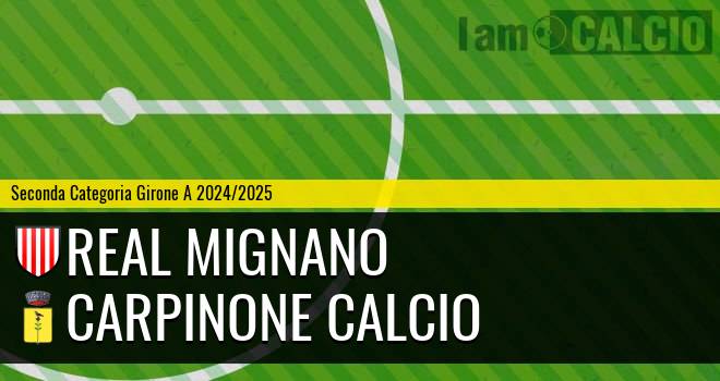 Real Mignano - Carpinone Calcio