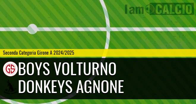 Boys Volturno - Donkeys Agnone