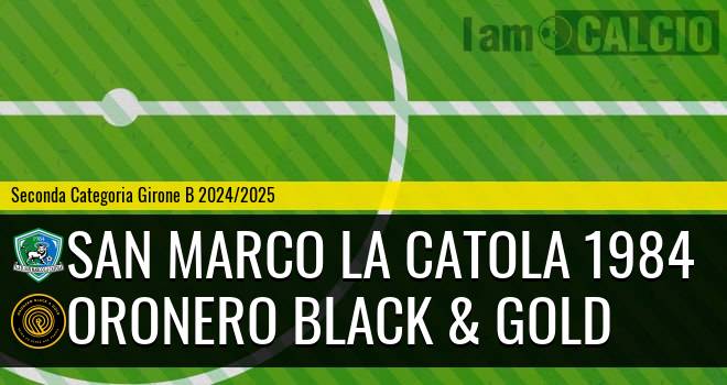 San Marco la Catola 1984 - Oronero Black & Gold