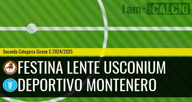 Festina Lente Usconium - Deportivo Montenero