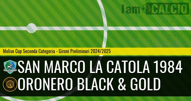 San Marco la Catola 1984 - Oronero Black & Gold