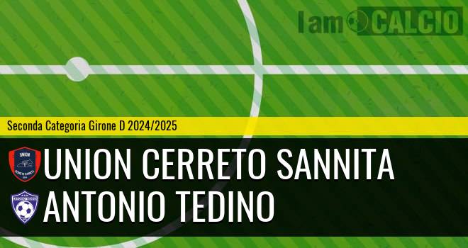 Union Cerreto Sannita - Antonio Tedino