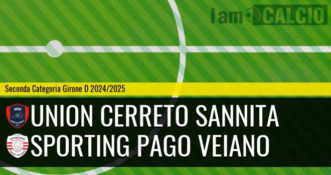 Union Cerreto Sannita - Sporting Pago Veiano