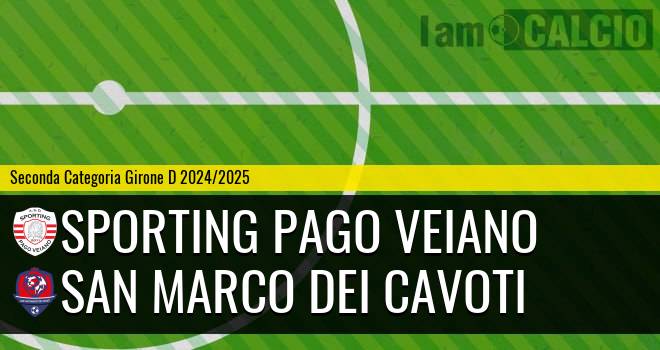 Sporting Pago Veiano - San Marco dei Cavoti