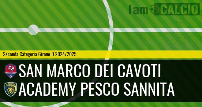 San Marco dei Cavoti - Academy Pesco Sannita