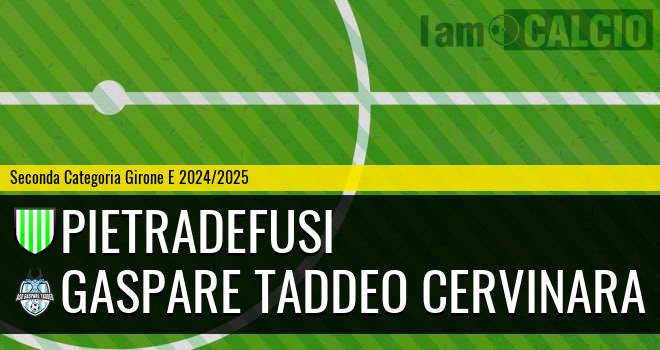 Pietradefusi - Gaspare Taddeo Cervinara