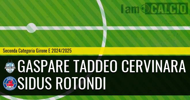 Gaspare Taddeo Cervinara - Sidus Rotondi