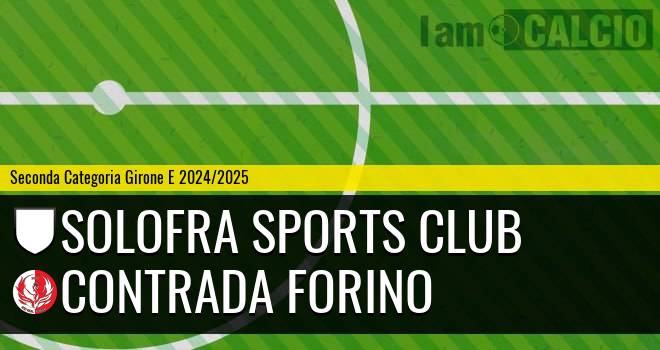 Solofra Sports Club - Contrada Forino