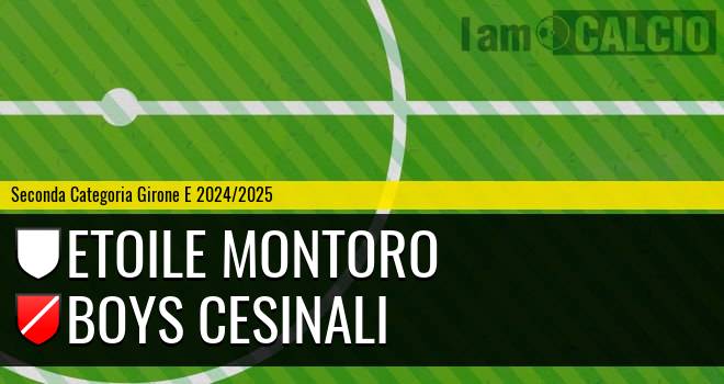 Etoile Montoro - Boys Cesinali