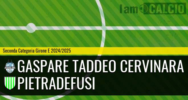 Gaspare Taddeo Cervinara - Pietradefusi