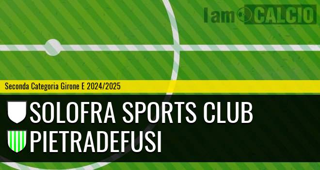 Solofra Sports Club - Pietradefusi