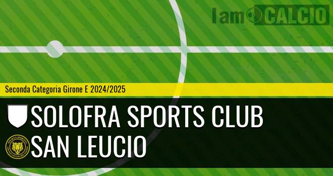 Solofra Sports Club - San Leucio