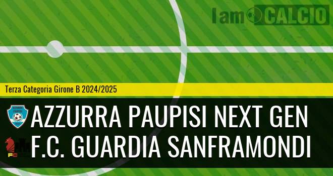 Azzurra Paupisi Next Gen - F.C. Guardia Sanframondi