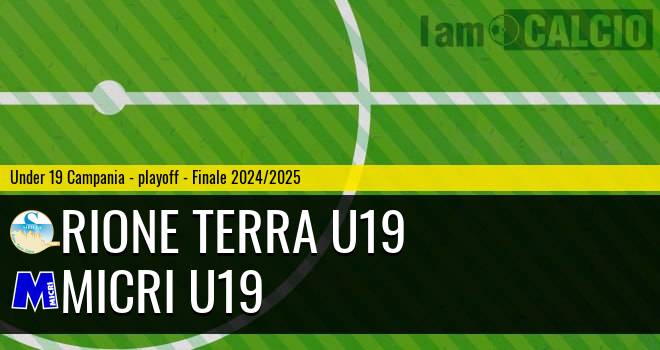 Rione Terra U19 - Micri U19 2-4. Cronaca Diretta 24/04/2025