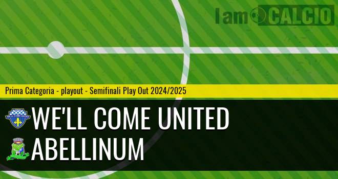 We'll Come United - Abellinum 1-3. Cronaca Diretta 19/04/2025