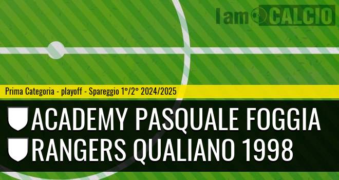 Academy Pasquale Foggia - Rangers Qualiano 1998