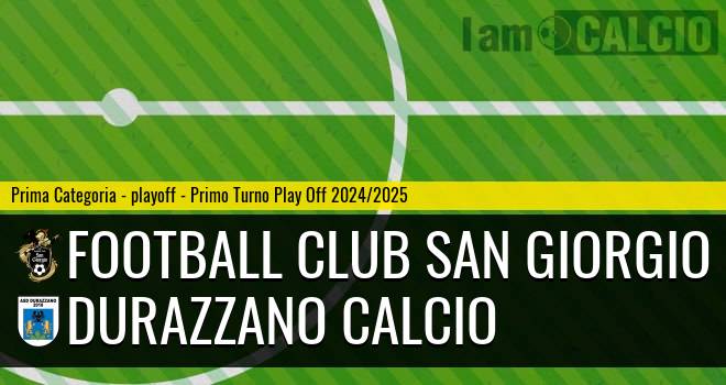 Football Club San Giorgio - Durazzano Calcio Football Club San Giorgio - Durazzano Calcio