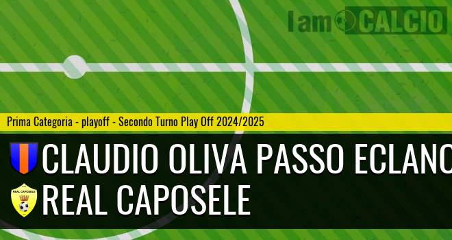 Claudio Oliva Passo Eclano - Real Caposele