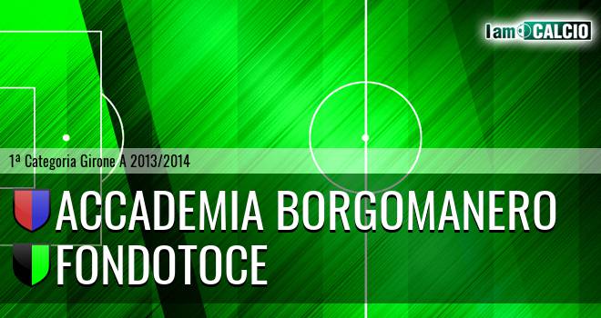 Accademia Borgomanero - Fondotoce