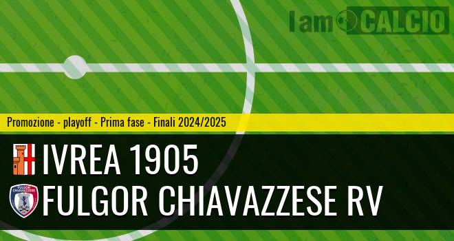 Ivrea 1905 - Fulgor Chiavazzese RV