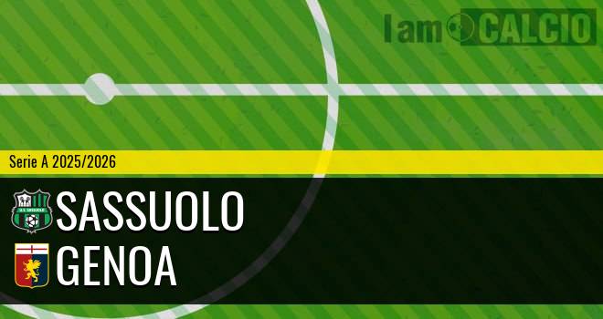 Sassuolo - Genoa