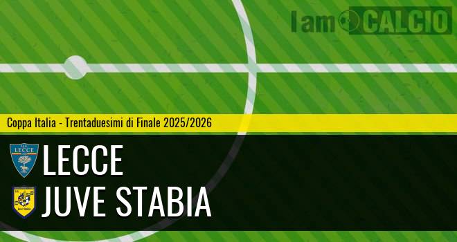 Lecce - Juve Stabia