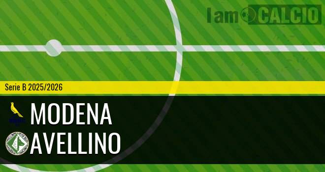 Modena - Avellino Modena - Avellino