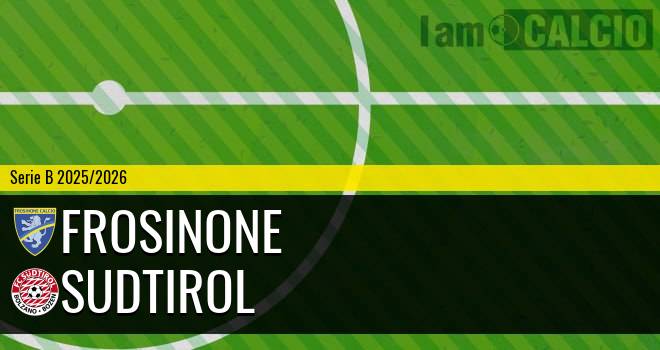 Frosinone - Sudtirol Frosinone - Sudtirol