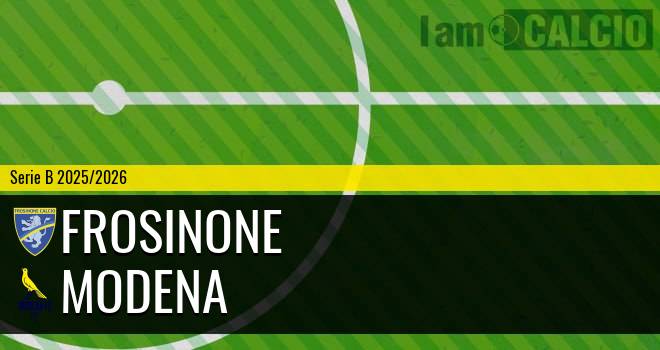 Frosinone - Modena Frosinone - Modena